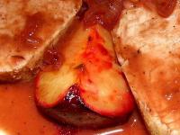 Muschi de porc in sos de prune